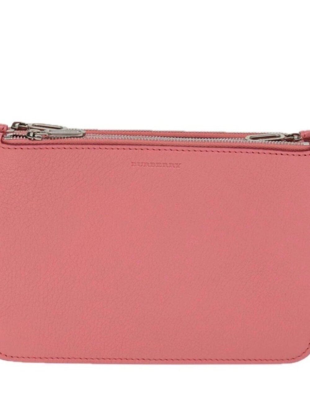 BURBERRY Shoulder Bag Leather Pink Auth - Picture 3 of 16